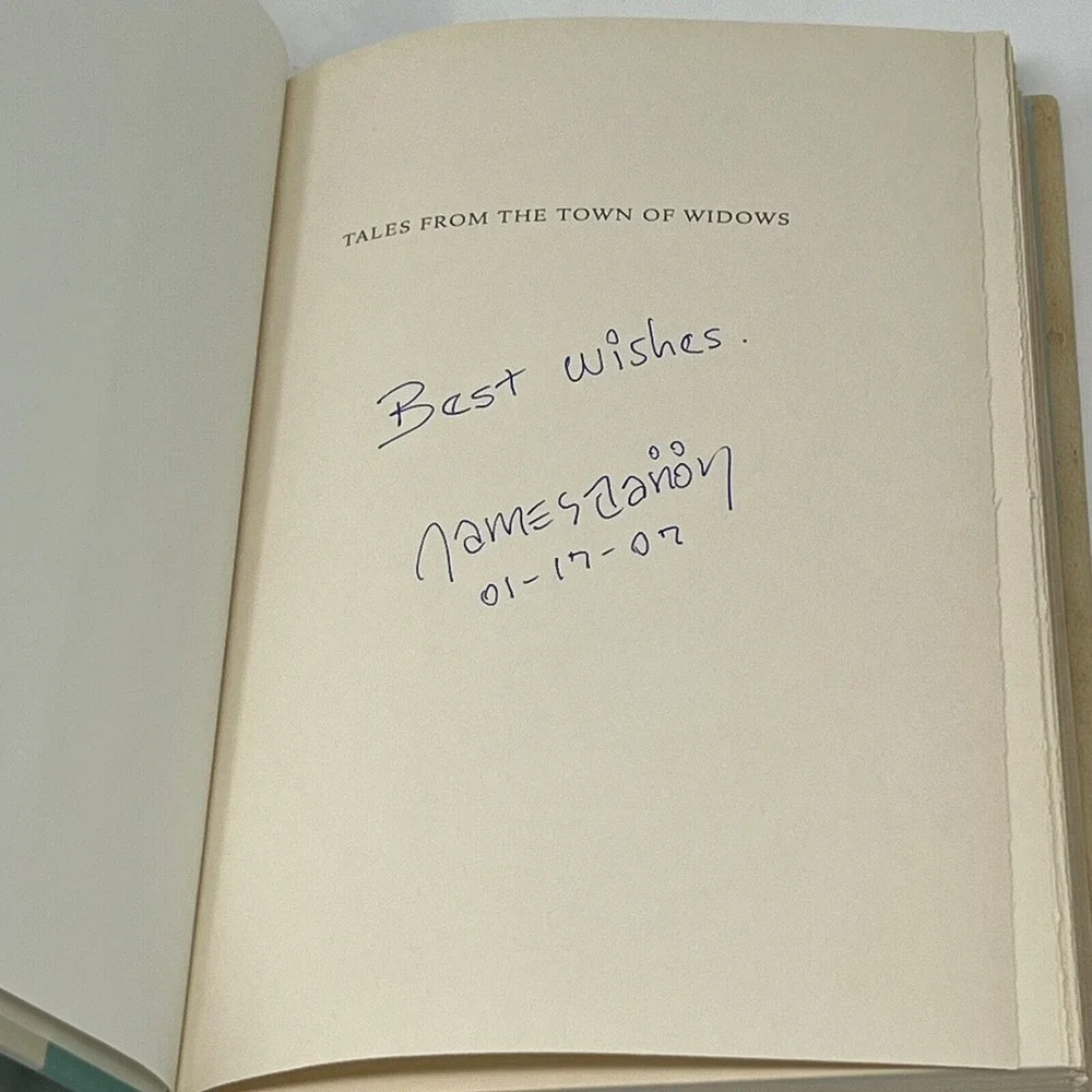 Tales from the‎ Town of Widows by James Canon - Author Signed - First Edition